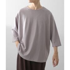 接触冷感ポンチ7分袖Tops