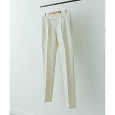 1-tuck テーパード デニムスラックス