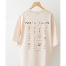 PlantsバックプリントusedライクTシャツ
