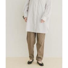 リネン混イージーパンツ