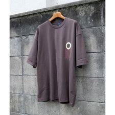 アイテムズ アーバンリサーチ(ITEMS URBAN RESEARCH)のフリンジ刺繍T-shirts Circle