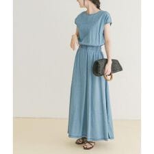 レーヨンデニムワンピース