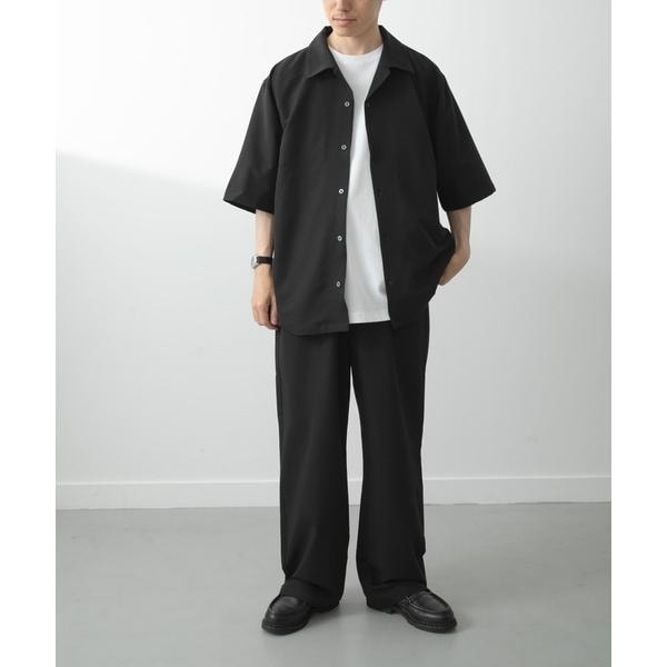 クレープオープンカラーシャツ+パンツSET | アイテムズ アーバン