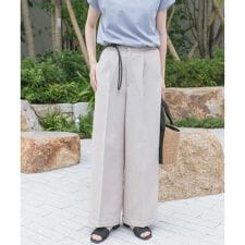 ベルト付きパンツ