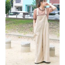 リネン混サロペット | アイテムズ アーバンリサーチ(ITEMS URBAN 
