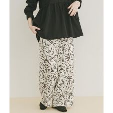 『Sサイズあり』『洗濯可』リネンレーヨンワイドパンツ