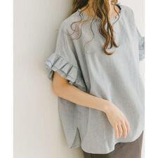 ダブルフリルブラウス