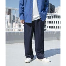 Linen Blend Tapered Pants