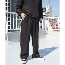 Linen Blend Tapered Pants