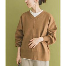 Vネックニットプルオーバー | アイテムズ アーバンリサーチ(ITEMS 