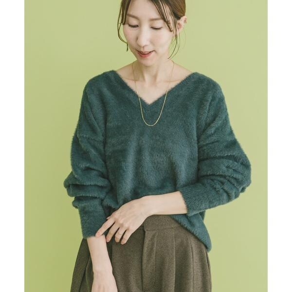 ミニシャギーVネックニット | アイテムズ アーバンリサーチ(ITEMS