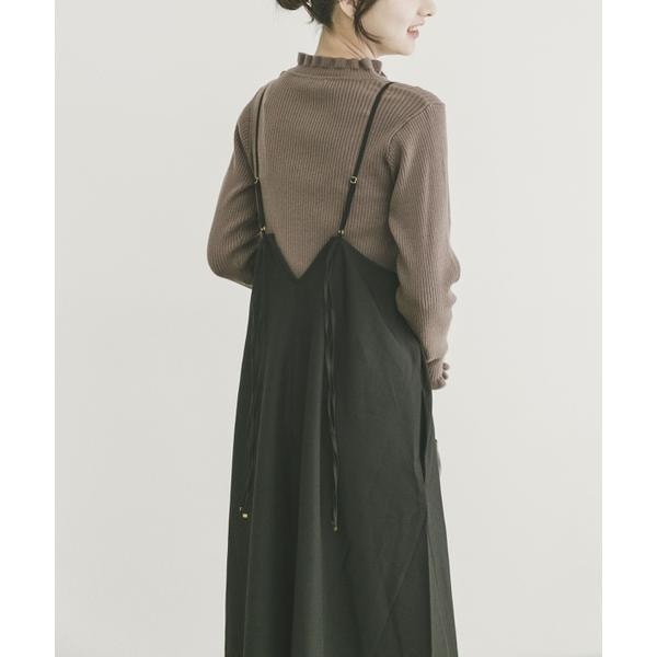 ときわSLOBE IENA キャミワンピース 36 SLOBE IENA 「SLOBE IENA」 キャミソールワンピース 36 グレー