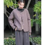ノーカラー中綿ブルゾン | アイテムズ アーバンリサーチ(ITEMS URBAN 