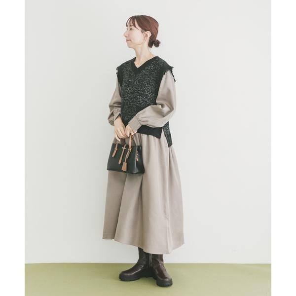 Pondichery/ポンディシェリ】プリントワンピース | スローブ