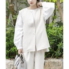 『イージーケア』フレアトップス×パンツセット