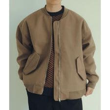 アイテムズ アーバンリサーチ(ITEMS URBAN RESEARCH)のウールライクメルトン MA-1