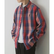 アイテムズ アーバンリサーチ(ITEMS URBAN RESEARCH)のTeddyBearワンポイントチェックネルシャツ
