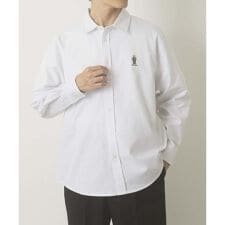 アイテムズ アーバンリサーチ(ITEMS URBAN RESEARCH)のTeddyBear ワンポイント オックスシャツ