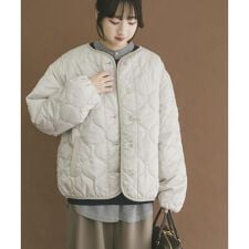 アイテムズ アーバンリサーチ(ITEMS URBAN RESEARCH)の瓢箪キルト中綿ブルゾン