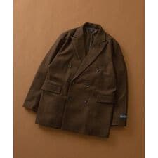 ウール混ダブルブレストジャケット