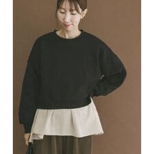 『UR TECH』ハイヒートコットンクルーネックスウェット