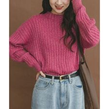 アイテムズ アーバンリサーチ(ITEMS URBAN RESEARCH)のワイドリブラメニット