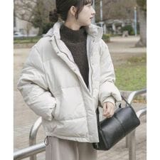 『撥水』フードダウンジャケット