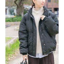 『撥水』フードダウンジャケット