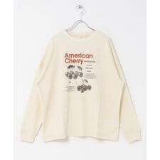 アイテムズ アーバンリサーチ(ITEMS URBAN RESEARCH)のワッフルプリントロゴプルオーバー