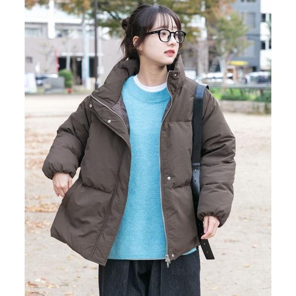 URBAN RESEARCH コクーンフードジャケット　ダウンコート GREENDOWNコクーンフードジャケット | アイテムズ アーバンリサーチ