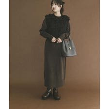 アイテムズ アーバンリサーチ(ITEMS URBAN RESEARCH)のループニットベストセットワンピース