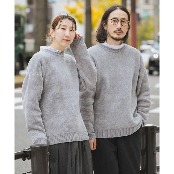 真冬の正解 モール クルーネック ニット | アイテムズ アーバン