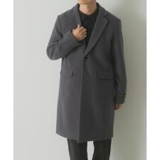 ウールブレンドチェスターコート