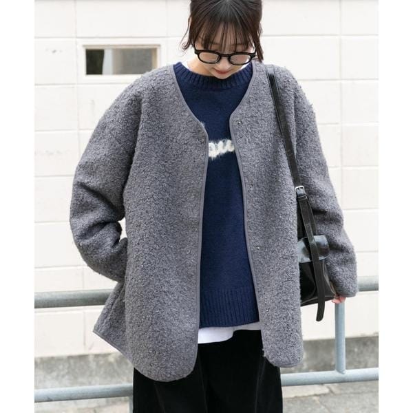 SHIPS別注】John branigan:ツイード 羽織り ジャケット ◇ | シップス