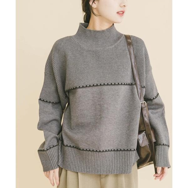ハイネックステッチニット | アイテムズ アーバンリサーチ(ITEMS URBAN