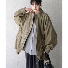 『撥水/防花粉/イージーケア』ミリタリーモッズコート