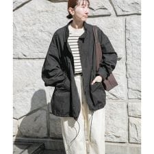 『撥水/防花粉/イージーケア』ミリタリーモッズコート