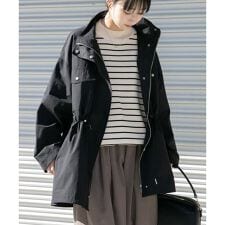 『撥水/イージーケア』ライトフーディーブルゾン