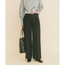 チェーンベルト付きパンツ