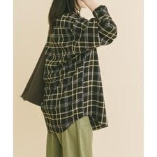 TRストレッチ チェックレギュラーカラーシャツ