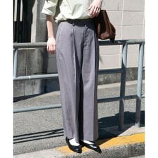 ワンタックワイドパンツ