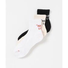 Healthknit　バックロゴ ミドルソックス3P