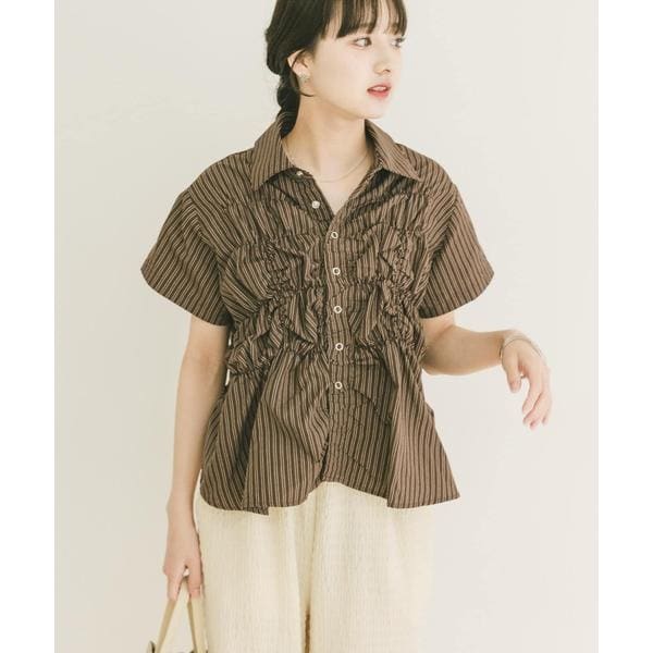 シャーリングストライプシャツ | アイテムズ アーバンリサーチ(ITEMS