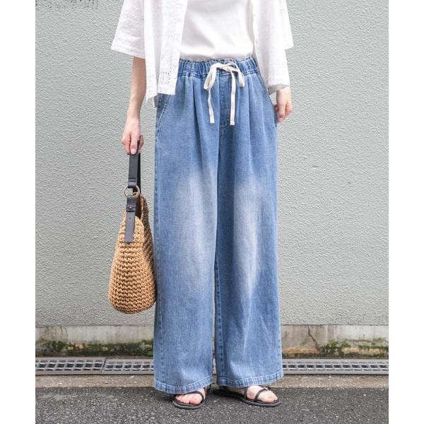 綿麻デニムパンツ | アイテムズ アーバンリサーチ(ITEMS URBAN
