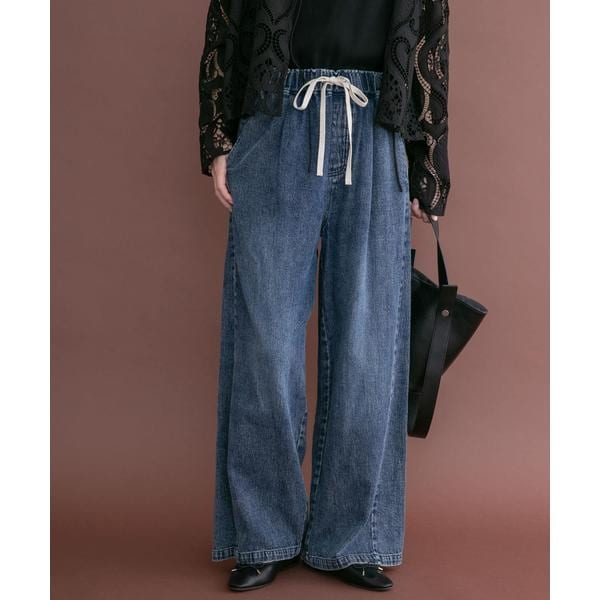 綿麻デニムパンツ | アイテムズ アーバンリサーチ(ITEMS URBAN