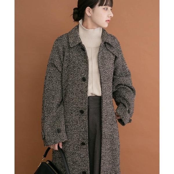 ツイードロングコート | アイテムズ アーバンリサーチ(ITEMS URBAN
