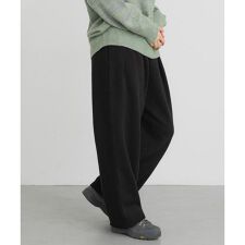 ボタニルプライム裏起毛タックパンツ