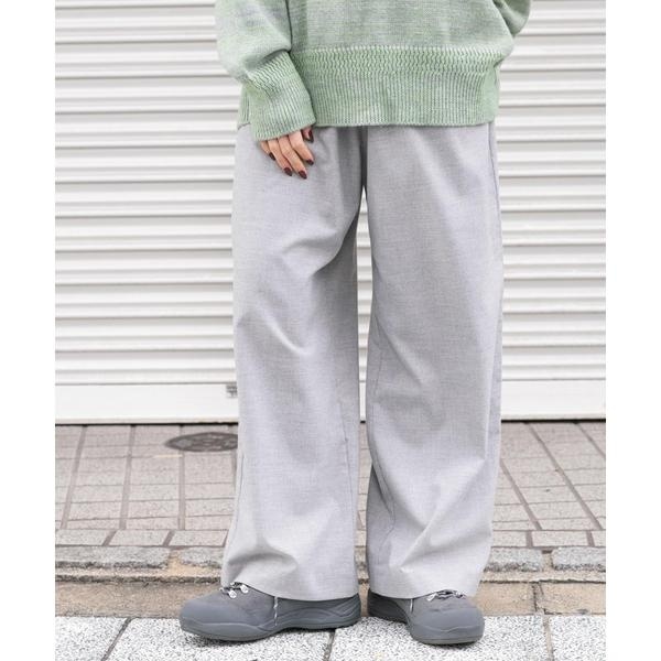 ボタニルプライム裏起毛タックパンツ | エカル(EKAL) | マルイウェブ