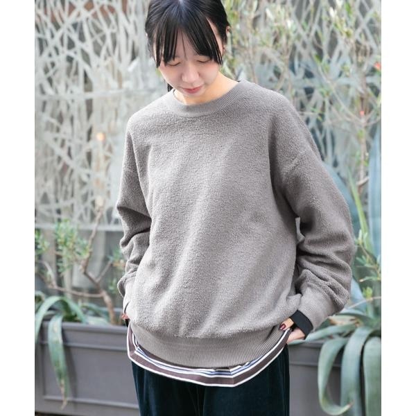 【NEW】エカル（EKAL）/パイル編みクルーニット パイル編みクルーニット | エカル(EKAL) | マルイウェブチャネル