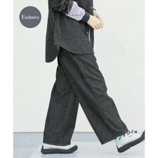 『別注』Wrangler×EKAL　デニムリラックスバギーパンツ